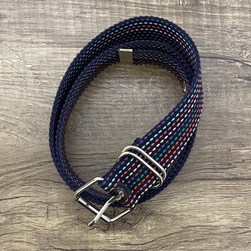 Multicolor Woven Men's Belt